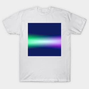 blue white green texture art T-Shirt